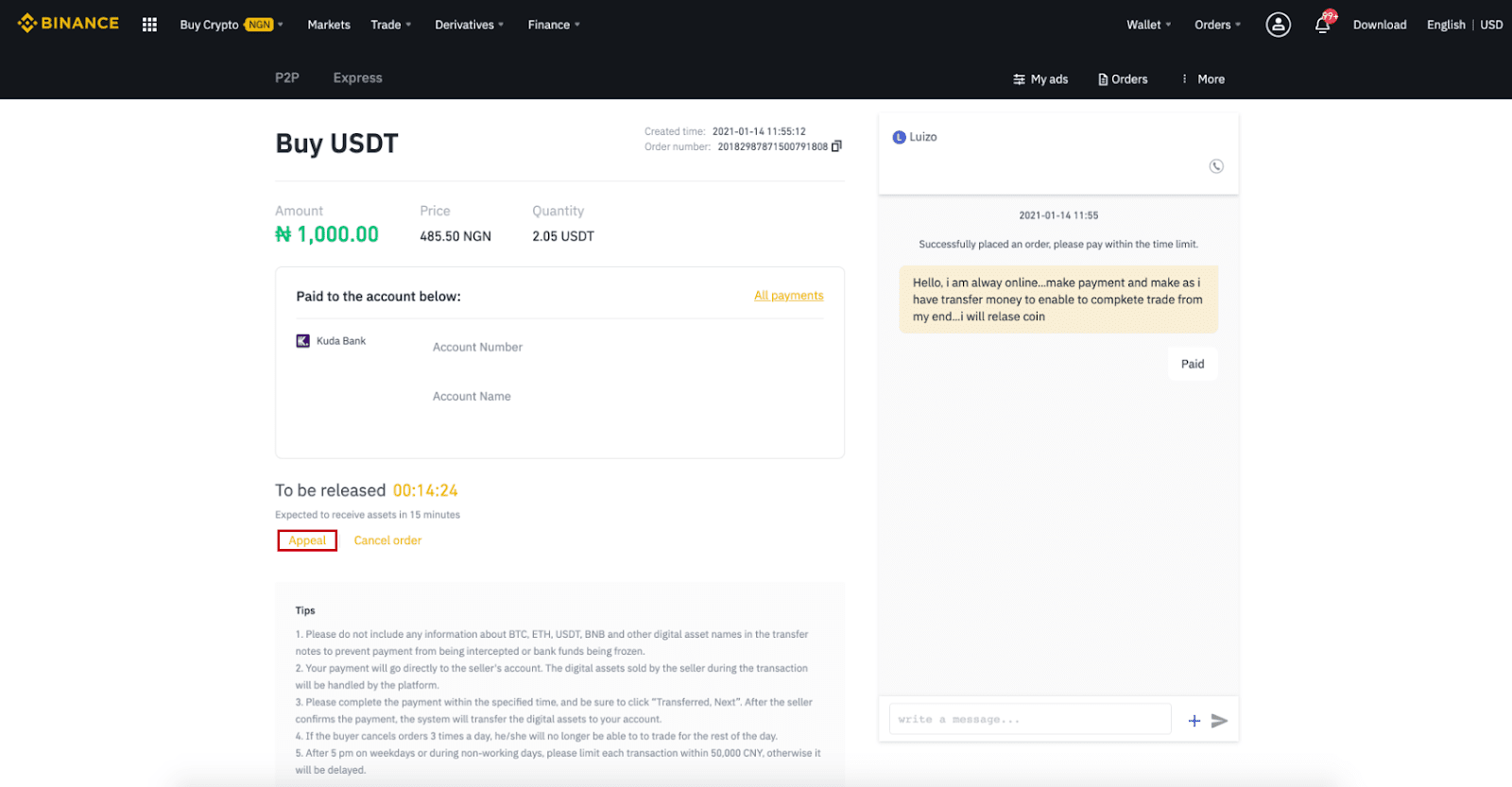 how to deposit and trade at binance 1633928358 31