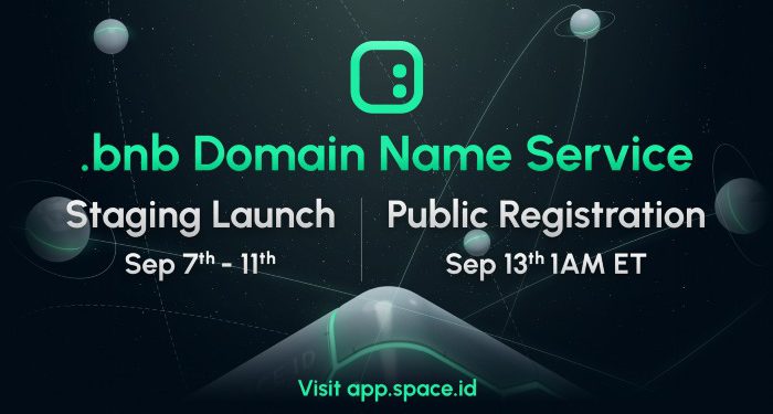 [新聞]SPACEID宣布認為.bnb域名將於9/13下午1點啟動公開註冊(供註冊教程)