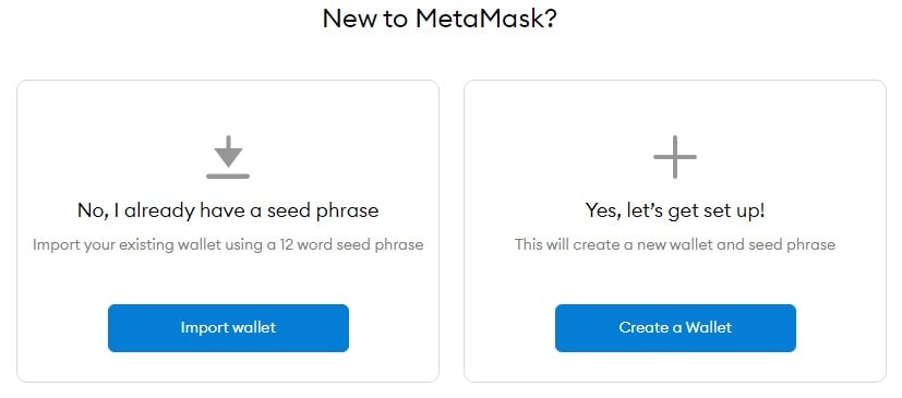metamask tạo một ví